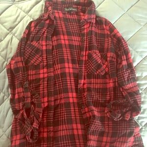 Small red/black flannel